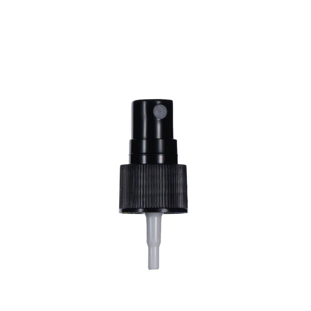 [FMS-1485.02] Fine Mist Sprayer Black Ribbed 20-410
