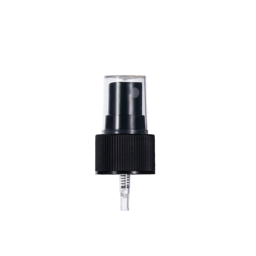 [FMS-1491.02] Fine Mist Sprayer Black Ribbed  24-410