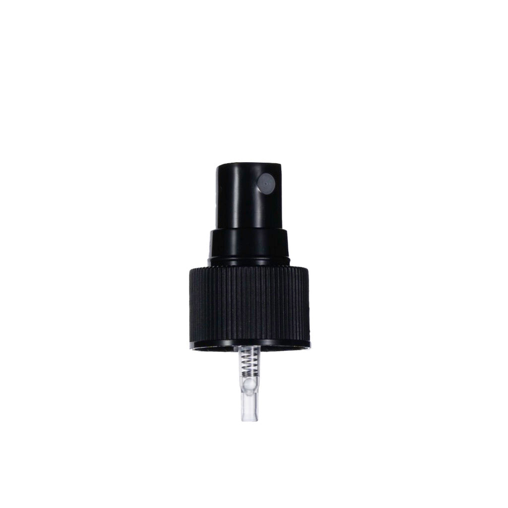 [FMS-1491.02] Fine Mist Sprayer Black Ribbed  24-410