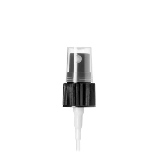 [FMS-1485.02] Fine Mist Sprayer Black Ribbed 20-410