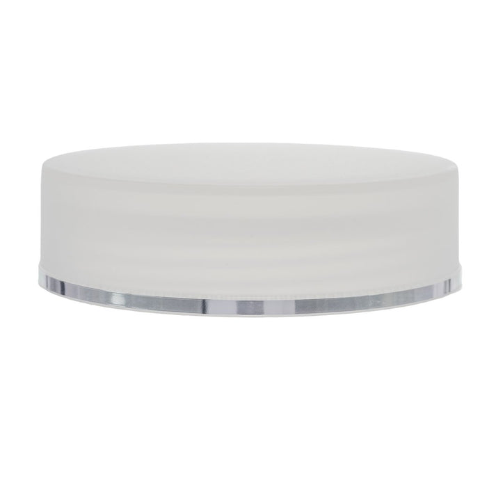 LAURANCE CAP NATURAL PP WITH SILVER HOT STAMPING BAND AND LINER, Finish: 70/2P