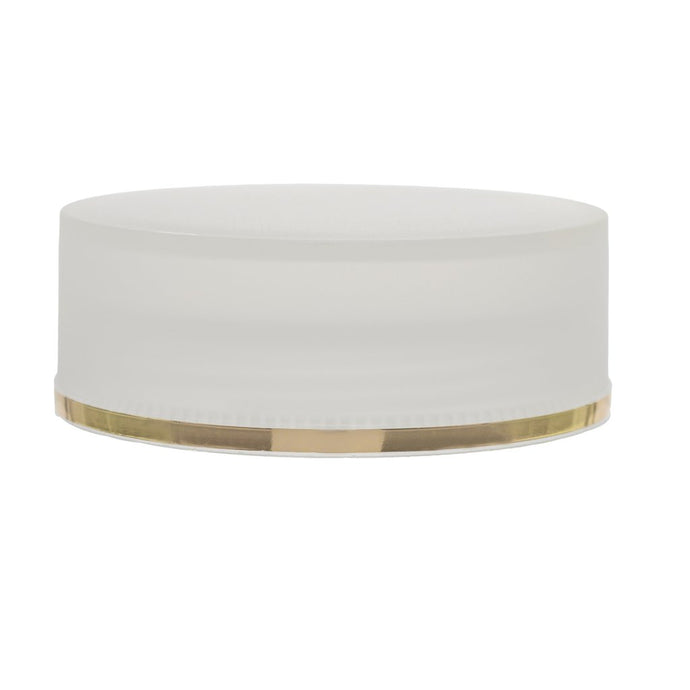 LAURANCE CAP NATURAL PP WITH GOLD HOT STAMPING BAND AND LINER, Finish: 53/2P