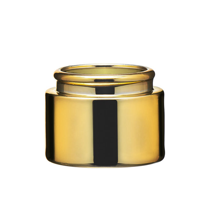 Shiny Gold Straight Band collar, Finish: 15MM