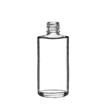 ROY CLEAR GLASS BOTTLE 2 OZ - 18/415  with SPRAY PUMP SHINY GOLD COLLAR AND ACTUATOR DTL 180 MM UG, Finish: 18/415, Dtl: 180 MM UG AND ALUMINUM 18MM SHINY GOLD OVERCAP WITH PLASTIC INSERT, Finish: 18MM (8112155, 8111830, 8108928)