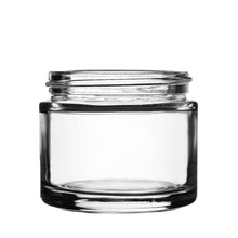 SAGE GLASS JAR 2 OZ - 53/400  with SHINY GOLD METAL CAP STRAIGHT SIDED, Finish: 53/400 (8113210, 8113307)